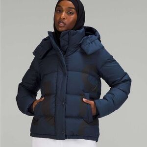 Lululemon Wunder Puff Jacket *Wordmark True Navy